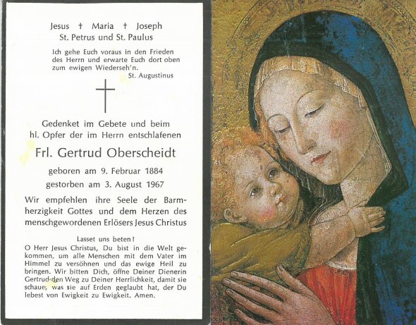 Totenzettel aus der Sammlung des Stadtarchivs (Bild: Stadtarchiv Troisdorf) Totenzettel aus der Sammlung des Stadtarchivs (Bild: Stadtarchiv Troisdorf)