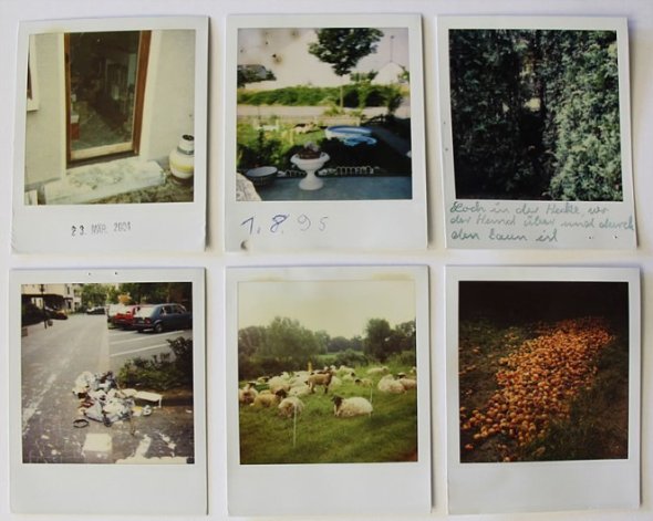 Polaroidfotos zur Geschichte „Auf der Flucht“ (Bild: Stadtarchiv Troisdorf)