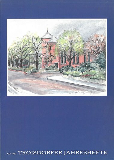 Troisdorfer Jahresheft 1992 (Bild: Stadtarchiv Troisdorf)