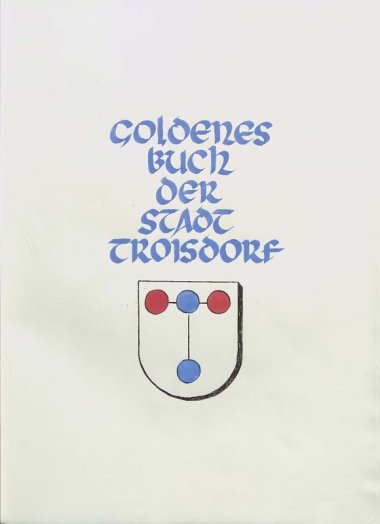 Erste Seite mit Wappen