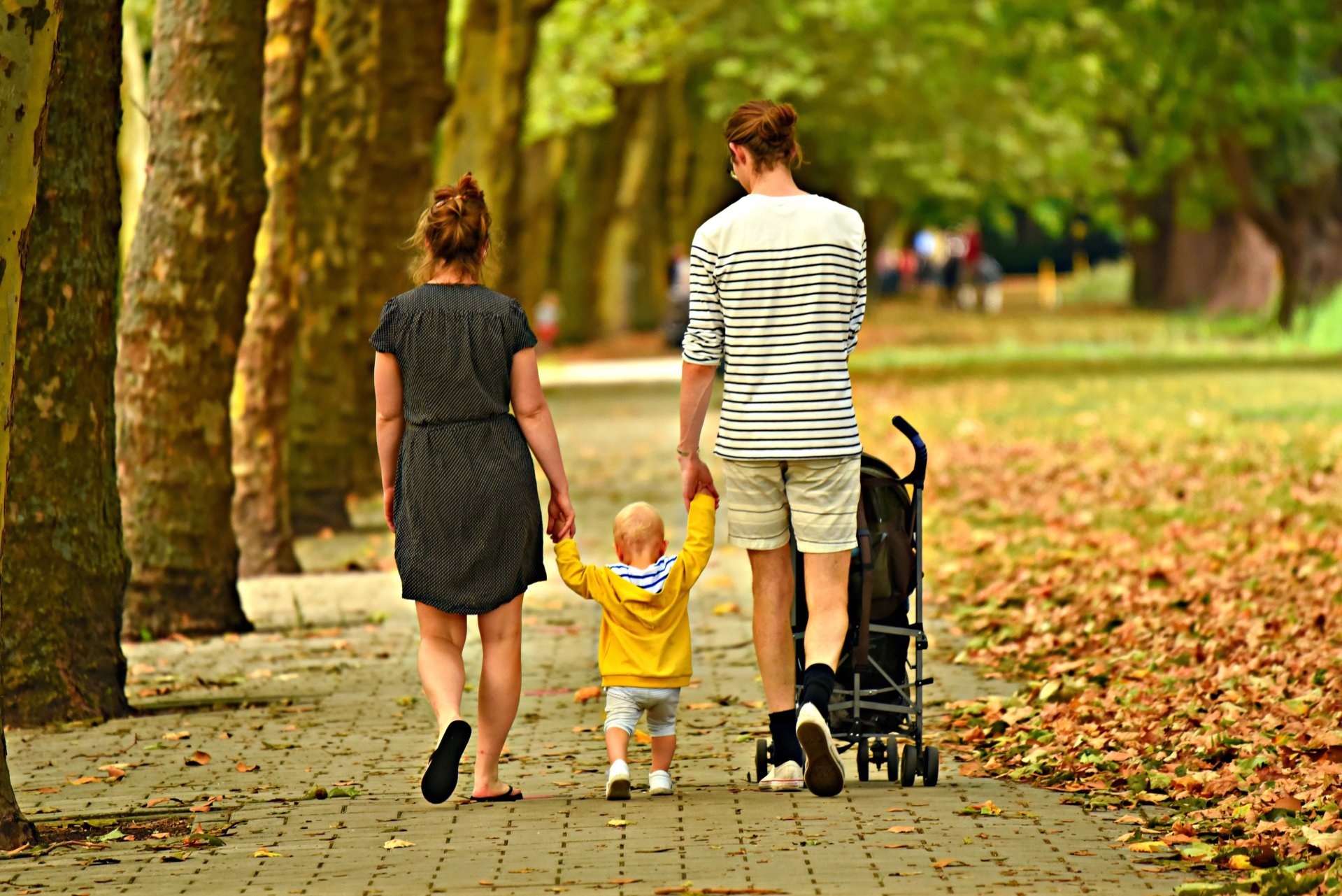 Work-Life-Management Familienspaziergang