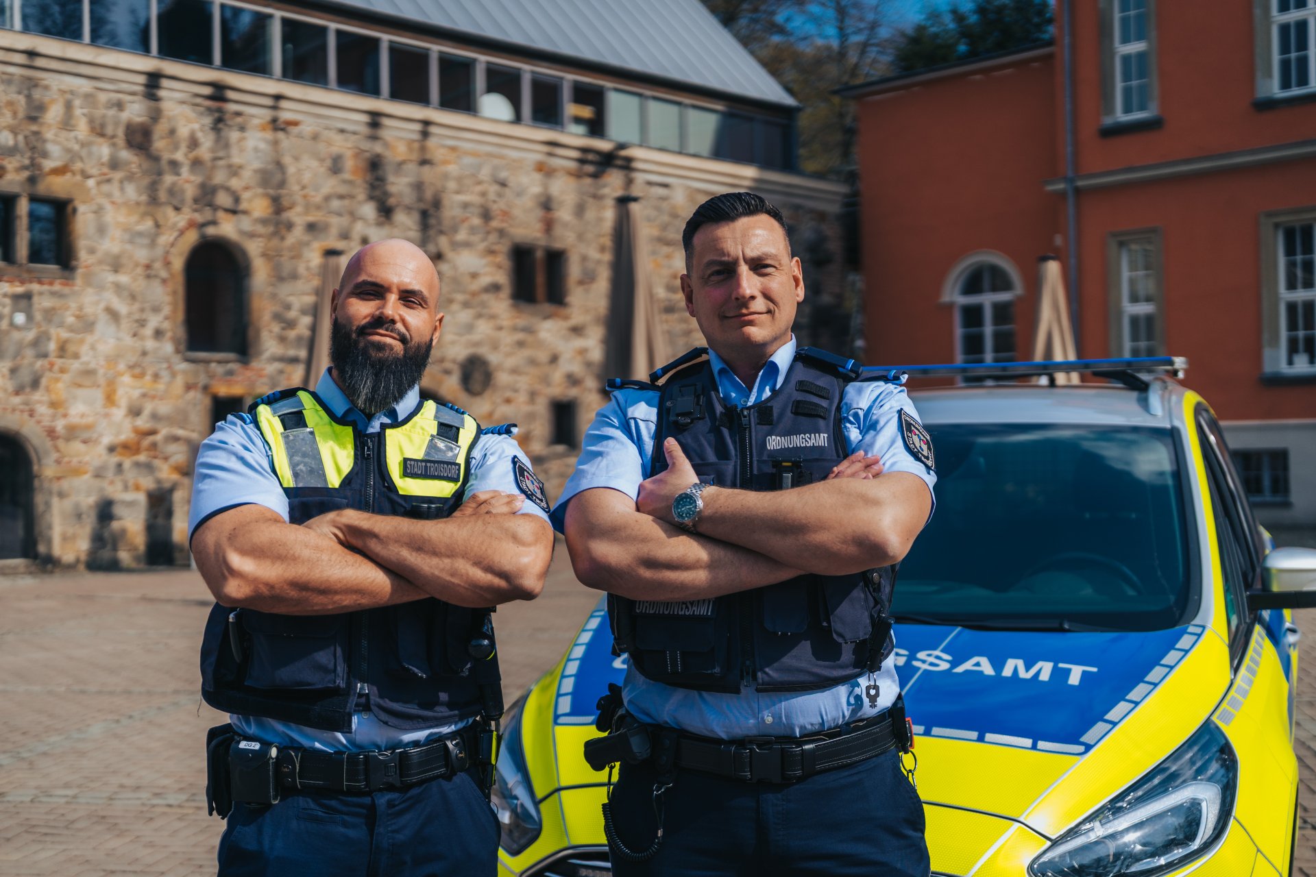 Ordnungsdienstmitarbeiter Personen in Uniform