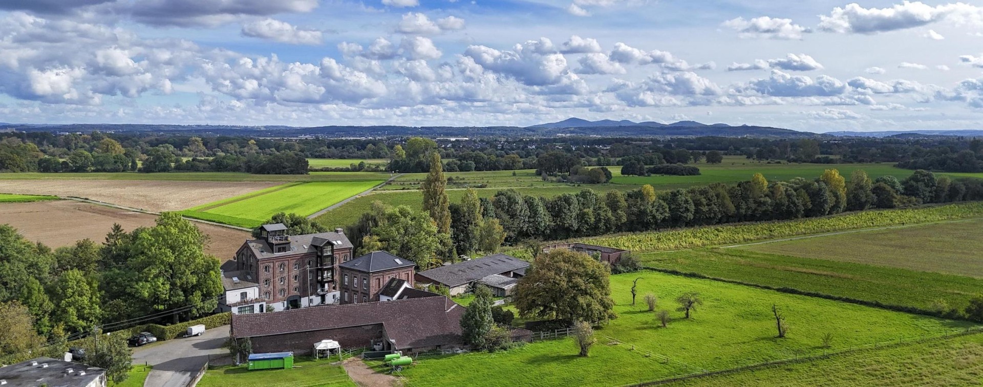 Eschmarer Mühle aus der Vogelperspektive