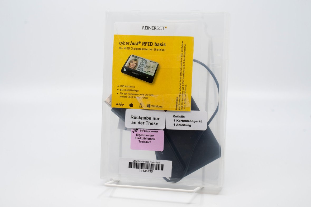 Dieses Bild zeigt einen RFID-Chipkartenleser